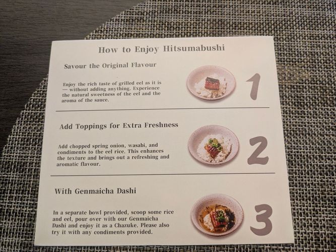 how to eat hitsumabushi